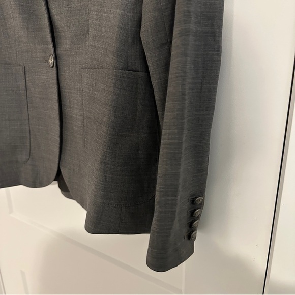 Aritzia Talula Charcoal Wool Blend Blazer Size 4 Women’s - Picture 5 of 8